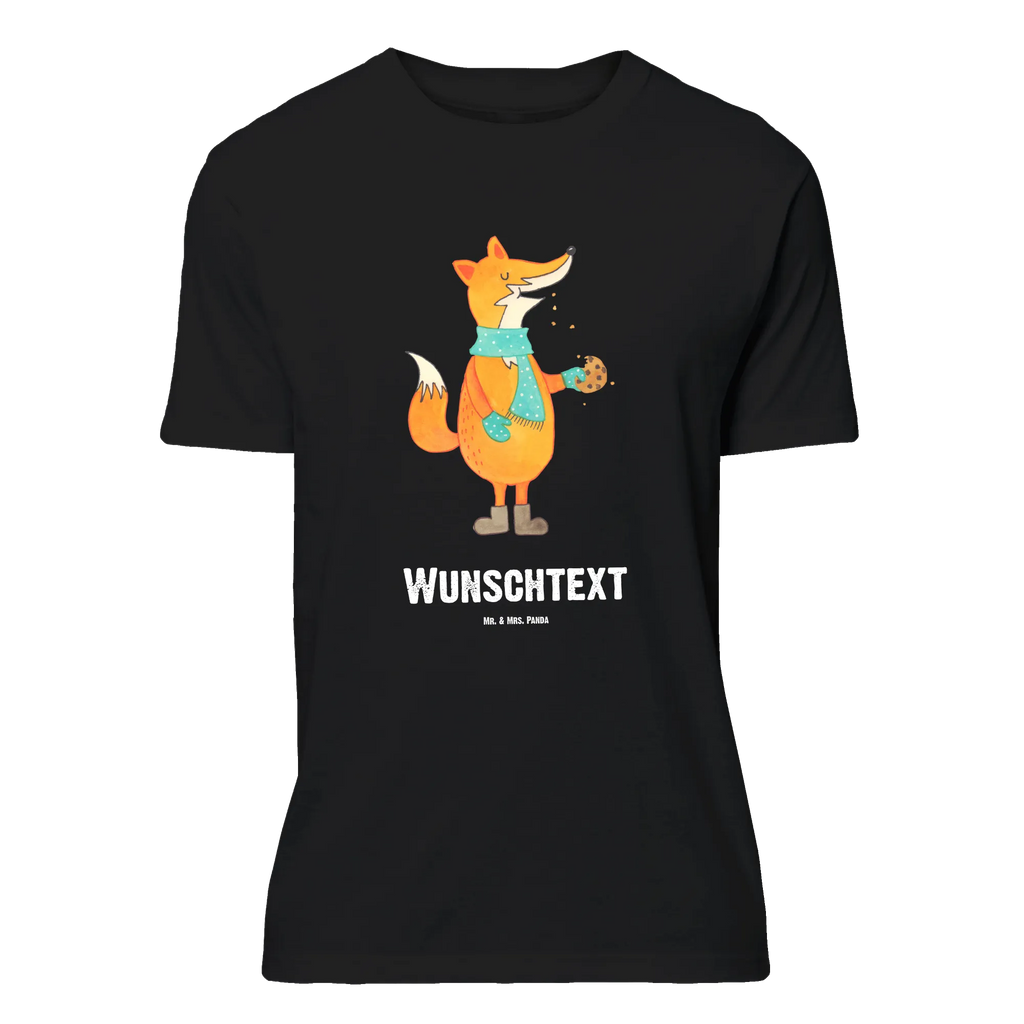 Personalisiertes T-Shirt Fuchs Keks Wunschtext, T-Shirt mit Aufruck, T-Shirt mit Namen, T-Shirt Personalisiert, Bedrucken, Fuchs, Kekse, Küche Deko, Winter, Weihnachtszeit, Backen Spruch, Plätzchen, Füchse, Liebe