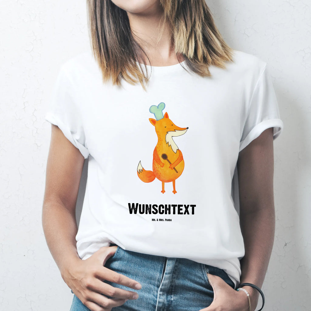 Personalisiertes T-Shirt Fuchs Koch T-Shirt mit Namen, T-Shirt Personalisiert, Frauen, Bedrucken, T-Shirt mit Aufruck, Männer, Wunschtext, Fuchs, Küche Spruch, Füchse, Köche, Koch Geschenk, witzig, Bäcker, Spruch lustig, Küche Deko, Party Spruch