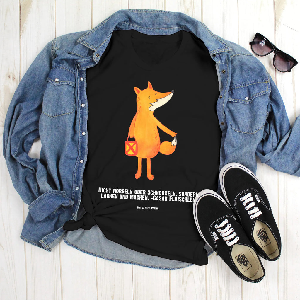 Personalisiertes T-Shirt Fuchs Laterne T-Shirt mit Namen, Bedrucken, T-Shirt mit Aufruck, Wunschtext, T-Shirt Personalisiert, Fuchs, Liebeskummer Spruch, Spruch Trösten, Laternenumzug, Füchse, Aufmuntern, Laterne, Cäsar Otto Hugo Flaischlen, Sankt Martin