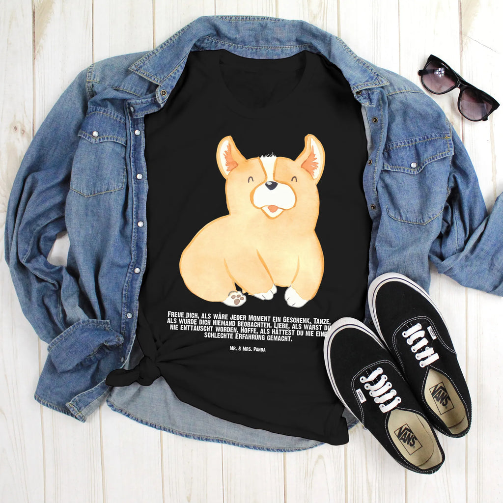 Rozmiar L Personalizowana koszulka Corgi T-Shirt mit Namen, Bedrucken, T-Shirt Personalisiert, T-Shirt mit Aufruck, Männer, Frauen, Wunschtext, Hundemotiv, Hund, Haustier, Tierliebhaber, Sprüche, Hunderasse, Hundebesitzer, Motivation, britisch, Spruch, Hundespruch, Lebensfreude, Corgie, Welsh Corgie Pembroke