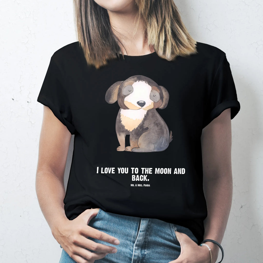 Personalised T-Shirt Dog Relax T-Shirt mit Aufruck, Bedrucken, T-Shirt mit Namen, Wunschtext, T-Shirt Personalisiert, Hundemotiv, Hund, Haustier, Tierliebhaber, Sprüche, Hunderasse, Hundebesitzer, Liebe, Hundeliebe, Schwarzer Hund, Hundeglück