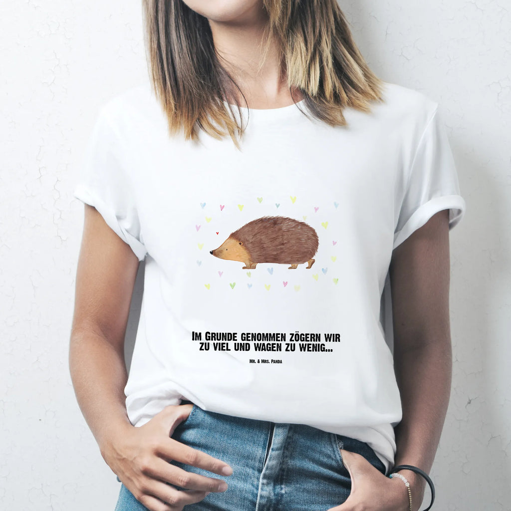Personalised T-Shirt Hedgehog hearts T-Shirt mit Namen, T-Shirt mit Aufruck, Bedrucken, T-Shirt Personalisiert, Wunschtext, Lustige Sprüche, Gute Laune, Tiere, Tiermotive, Kuss, Liebe, Igel, Leben, Herz, Herzen, Vertrauen