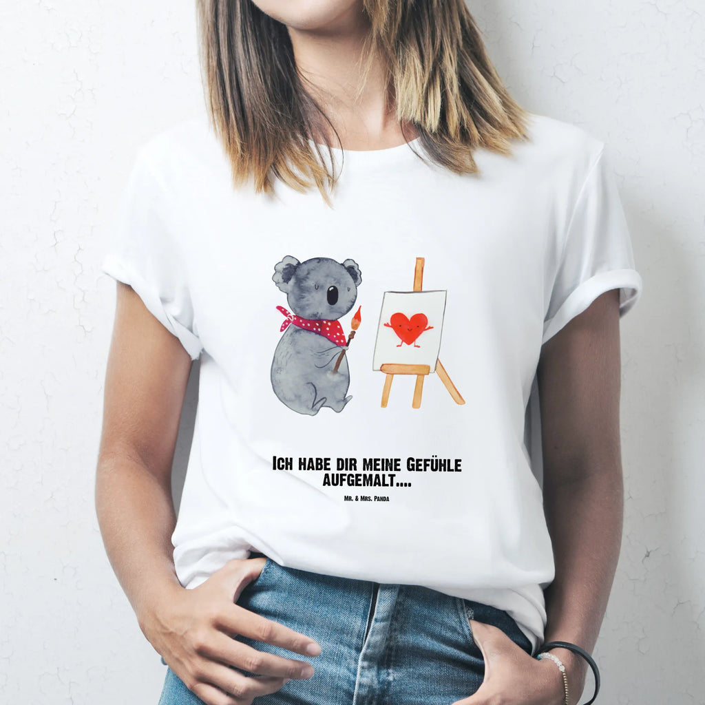 Rozmiar L Personalizowana koszulka koala artysta T-Shirt mit Namen, T-Shirt mit Aufruck, T-Shirt Personalisiert, Koalabär, Koala, Künstler, Liebensbeweis, Zeichnen, Gefühle, Liebe, Liebesgeschenk