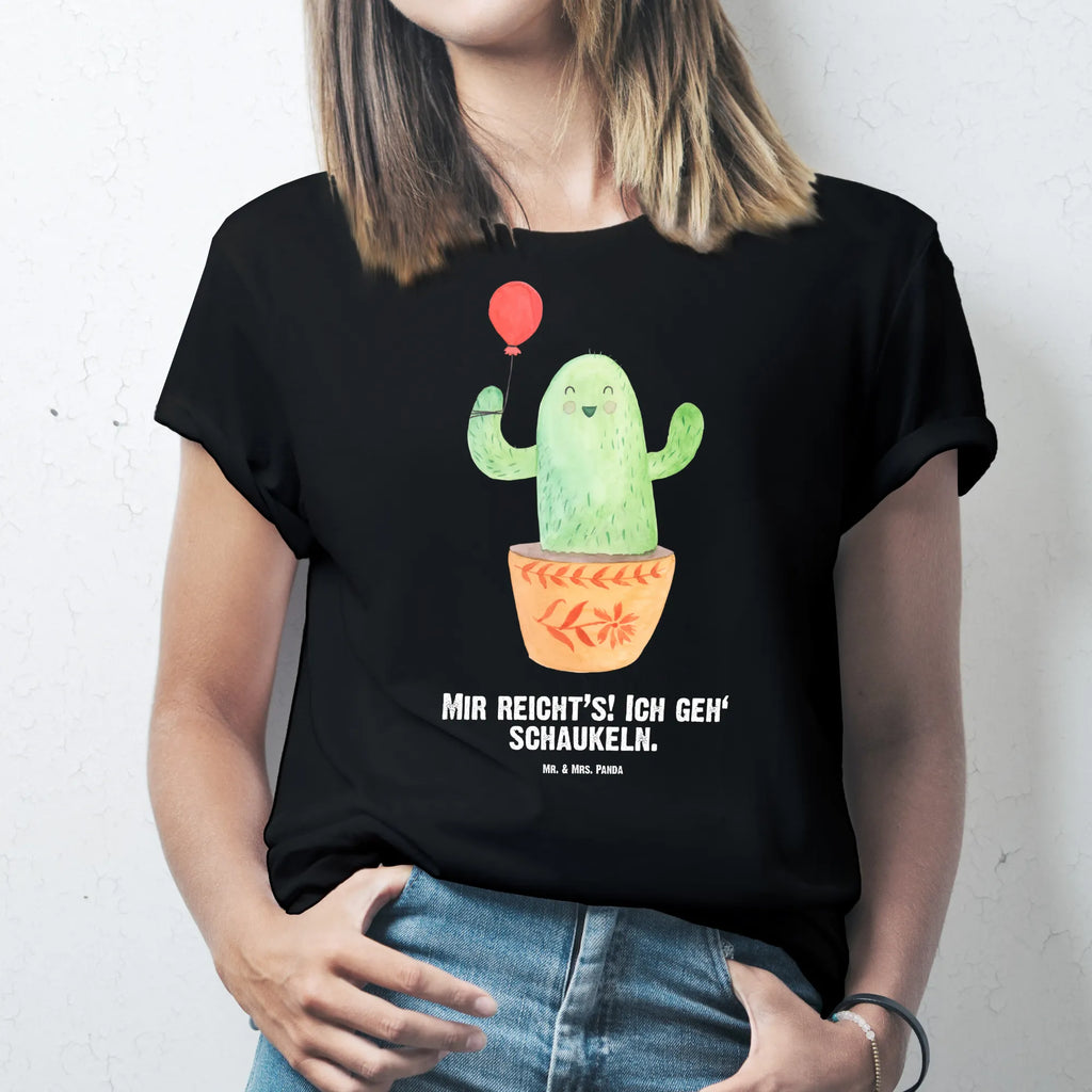 Rozmiar L Personalizowana koszulka Kaktus balon Bedrucken, T-Shirt Personalisiert, Wunschtext, T-Shirt mit Aufruck, T-Shirt mit Namen, Kaktus, Kakteen, Neustart, Stress, Büroalltag, Prüfung, Freundin, Ausbildung, Freude, Büro, Luftballon, Freund