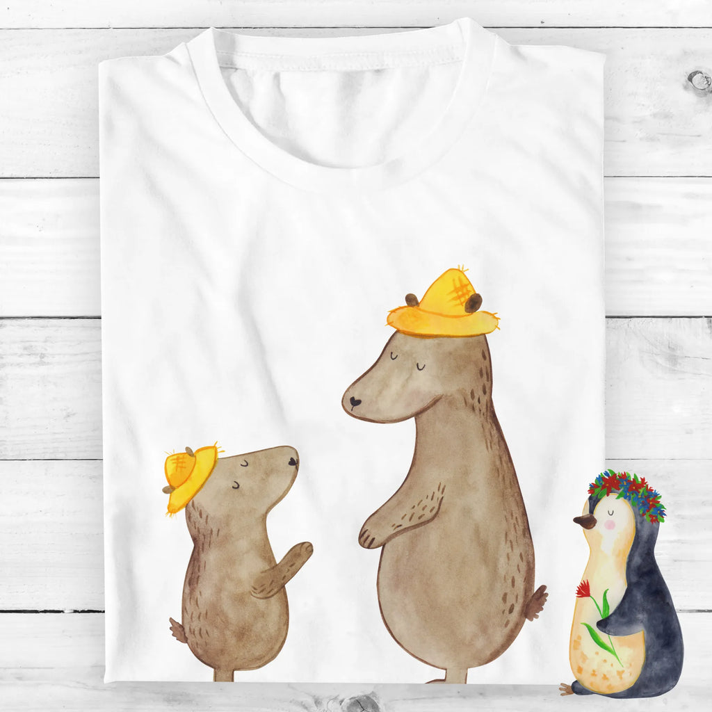 Personalised T-Shirt Bears with hats T-Shirt Personalisiert, T-Shirt mit Namen, T-Shirt mit Aufruck, Oma, Muttertag, Papa, Vatertag, Opa, Bruder, Schwester, Mama, Familie, Bären, Daddy, Paps, Kinder, Family, Vorbild, Dad, Lieblingsmensch, Vater, Sohn, Bär, Papi, Söhne, Kind, Vater-Sohn