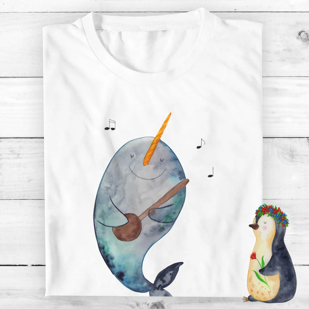 Personalisiertes T-Shirt Narwal Gitarre Wunschtext, T-Shirt mit Aufruck, T-Shirt mit Namen, T-Shirt Personalisiert, Bedrucken, Meer, Urlaub, Meerestiere, Narwal, Gespräche, Probleme, Frust, Problemlösung, Tanzen, Wal, Gitarre