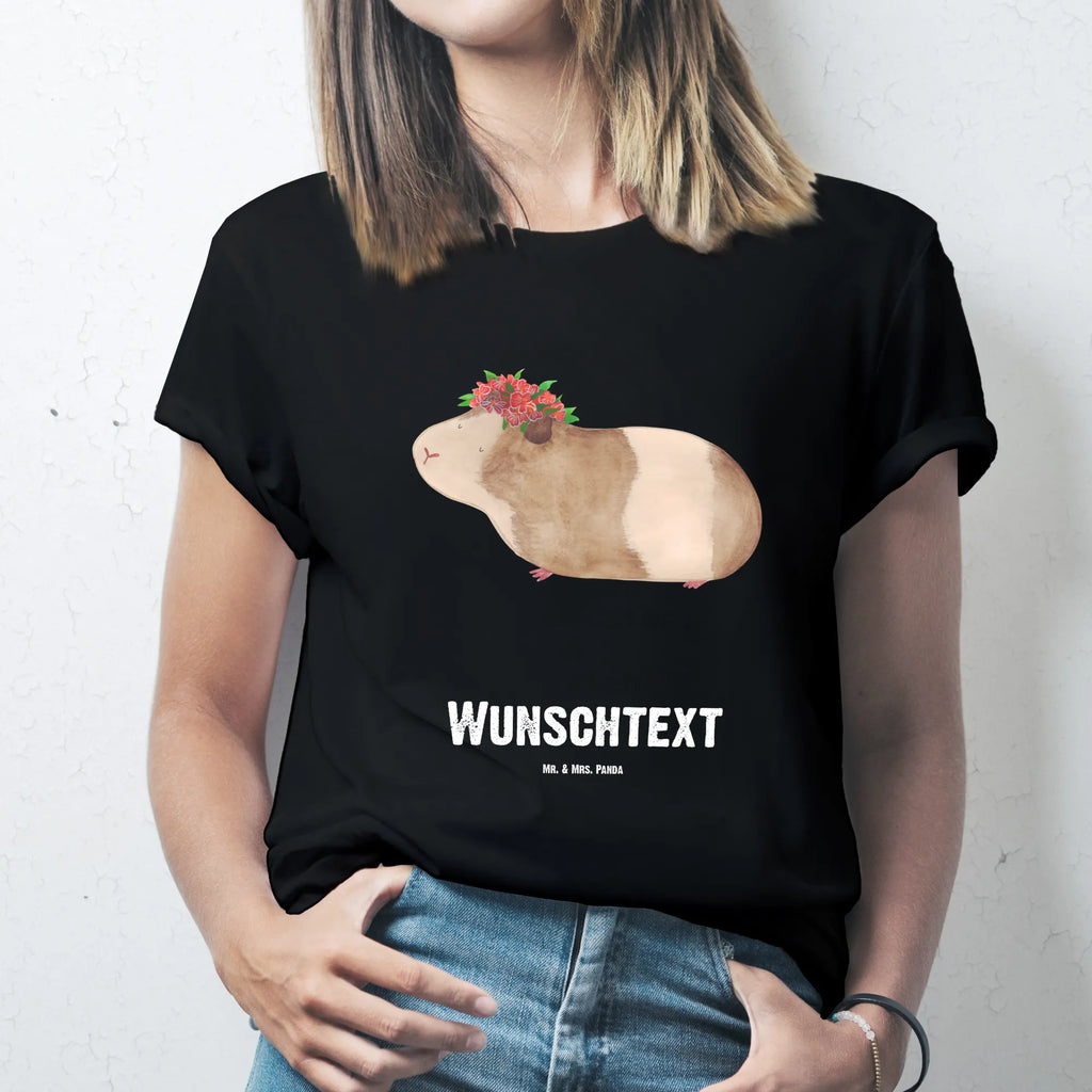 Rozmiar L Personalizowana koszulka świnka morska mądrość T-Shirt mit Aufruck, Bedrucken, Wunschtext, T-Shirt mit Namen, T-Shirt Personalisiert, Lustige Sprüche, Gute Laune, Tiere, Tiermotive, Meerie, Realität, Blumenkind, Meerschweinchen, Wunder, Spruch, Weisheit, Wunderland, Meeries, Motivation