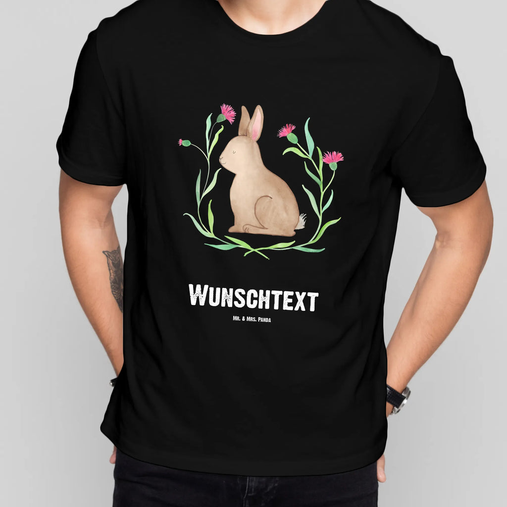 Rozmiar L Personalizowana koszulka zając siedzenie T-Shirt Personalisiert, Bedrucken, Wunschtext, T-Shirt mit Namen, T-Shirt mit Aufruck, Osternest, Ostern Geschenk, Osterdeko, Ostergeschenke Kinder, Ostergeschenke, Ostern Kinder, Osterhase, Geschenke zu Ostern, Ostern, Hase, Osterblume, Liebe, Kaninchen, Frohe Ostern, Grüße, Ostergrüße