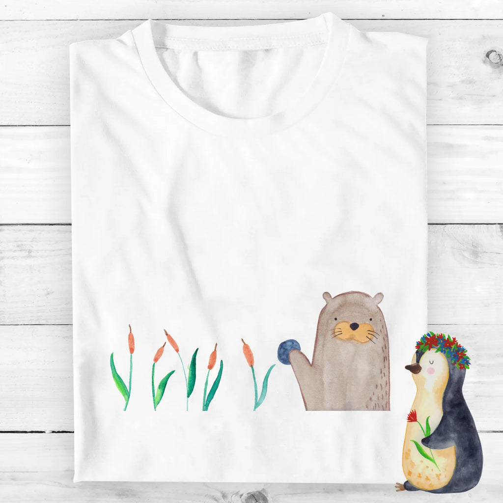 Personalised T-Shirt otter Stone T-Shirt mit Namen, T-Shirt mit Aufruck, T-Shirt Personalisiert, Bedrucken, Wunschtext, Fischotter, Seeotter, Otter, Otter Seeotter See Otter