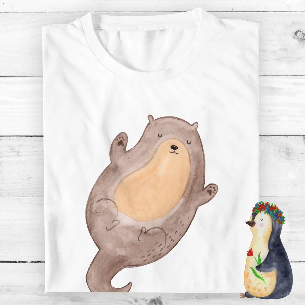 Personalised T-Shirt otter Embrace Bedrucken, T-Shirt mit Namen, T-Shirt Personalisiert, T-Shirt mit Aufruck, Wunschtext, Otter, Seeotter, Fischotter, Otter Seeotter See Otter