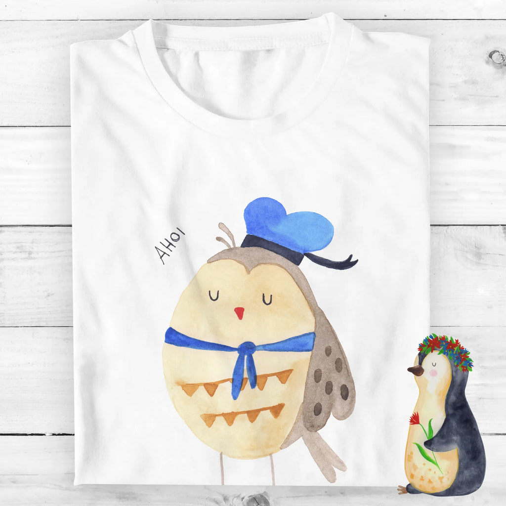 Rozmiar L Personalizowana koszulka sowa Marynarz Wunschtext, T-Shirt mit Namen, Bedrucken, T-Shirt mit Aufruck, T-Shirt Personalisiert, Eule, Heimathafen, Owl, Eule Deko, Seefahrer, Hochzeitstag Geschenk, Eule Spruch, Ehe, Matrose, Freundin, Wortspiel Lustig
