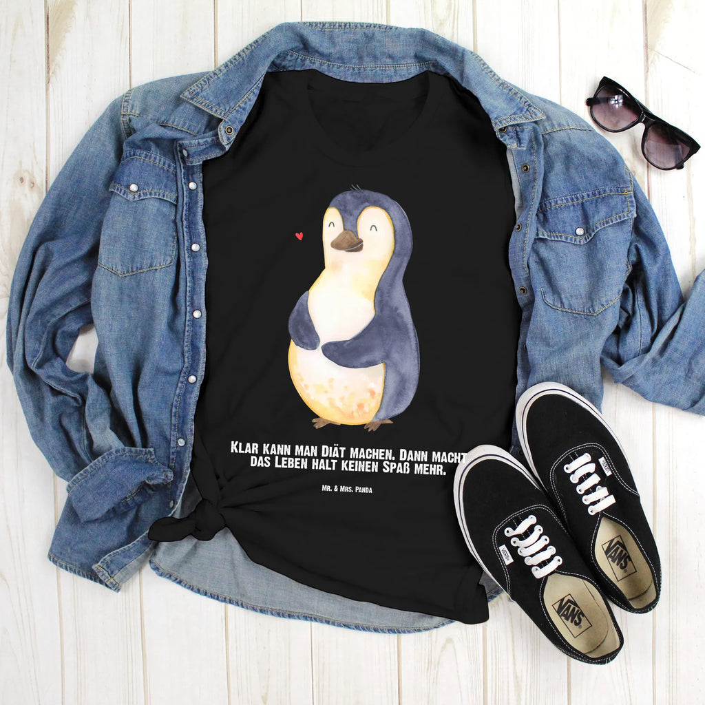 Rozmiar L Personalizowana koszulka Pingwin dieta T-Shirt mit Namen, T-Shirt mit Aufruck, Wunschtext, T-Shirt Personalisiert, Bedrucken, Pinguin, Pinguine, Abnehmen, Selbstliebe, Diät, Körperliebe, Abspecken, Selbstrespekt, Gewicht, Motivation