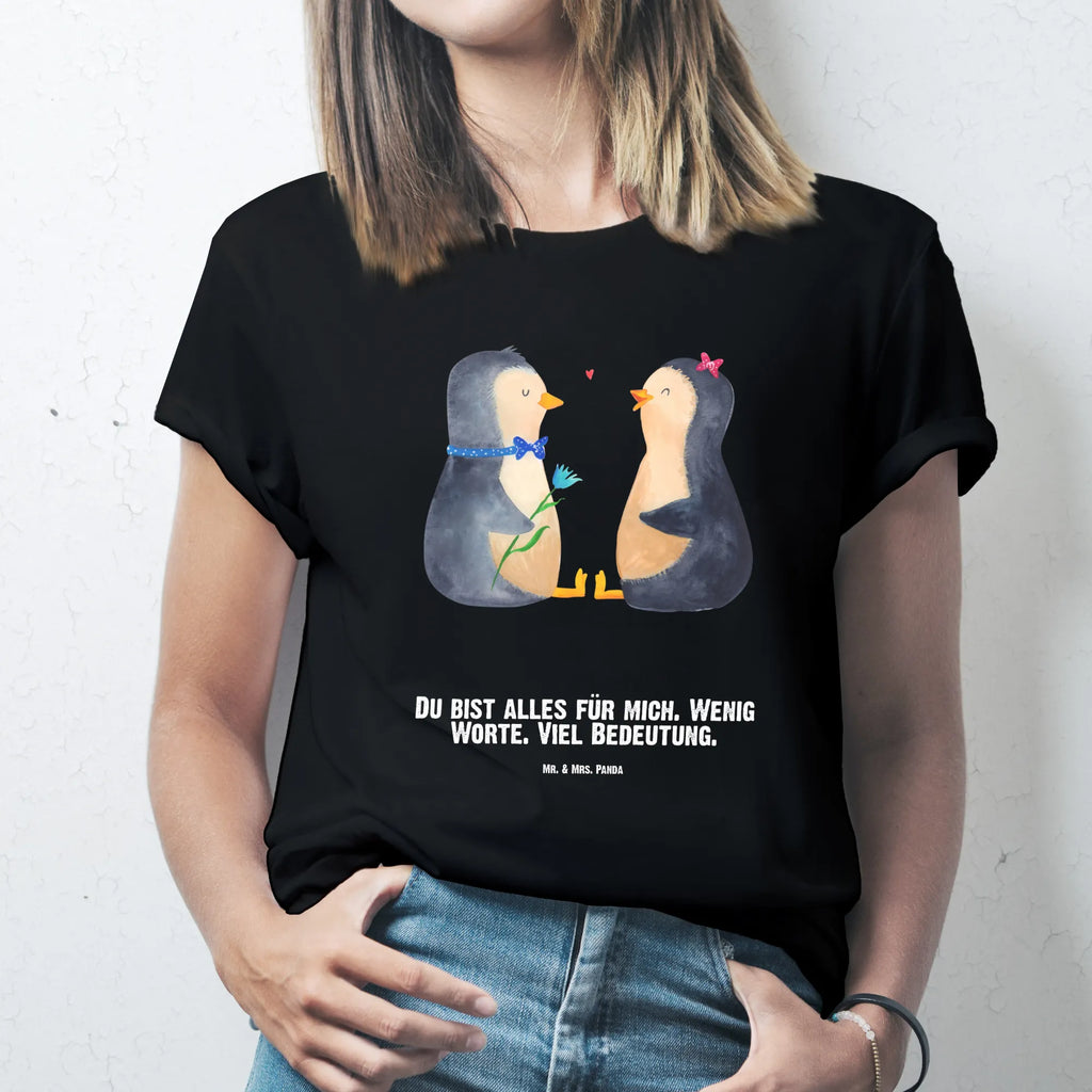 Rozmiar L Personalizowana koszulka Pingwin para T-Shirt Personalisiert, Bedrucken, T-Shirt mit Namen, T-Shirt mit Aufruck, Wunschtext, Pinguin, Große Liebe, Traumpaar, Liebesbeweis, Hochzeitstag, Pinguine, Jahrestag, Verlobung, Liebe, Liebesgeschenk, Hochzeitsgeschenk, Liebespaar, Hochzeit