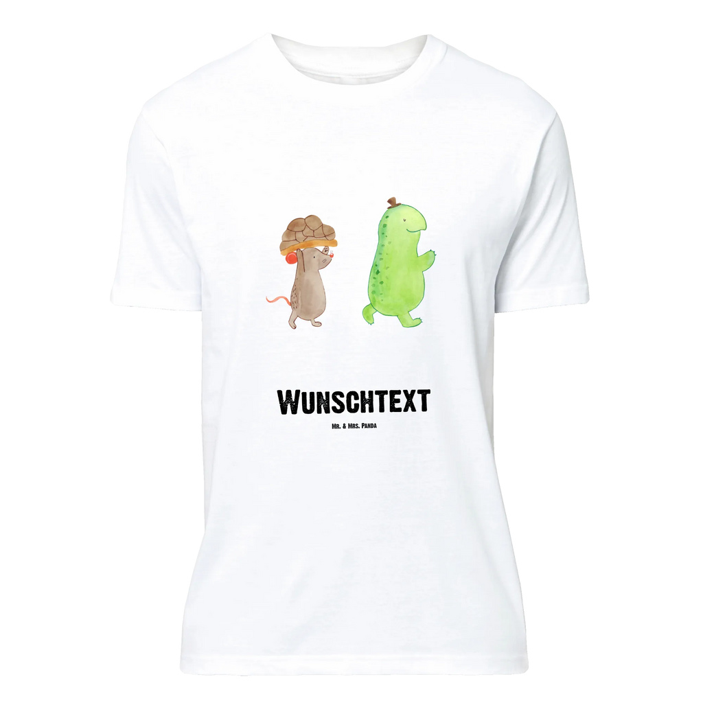 Personalised T-Shirt tortoise Mouse Bedrucken, T-Shirt mit Namen, T-Shirt Personalisiert, T-Shirt mit Aufruck, Wunschtext, Schildkröte, Freunde, Beste Freundinnen, Beste Freunde, Freundinnen, Maus