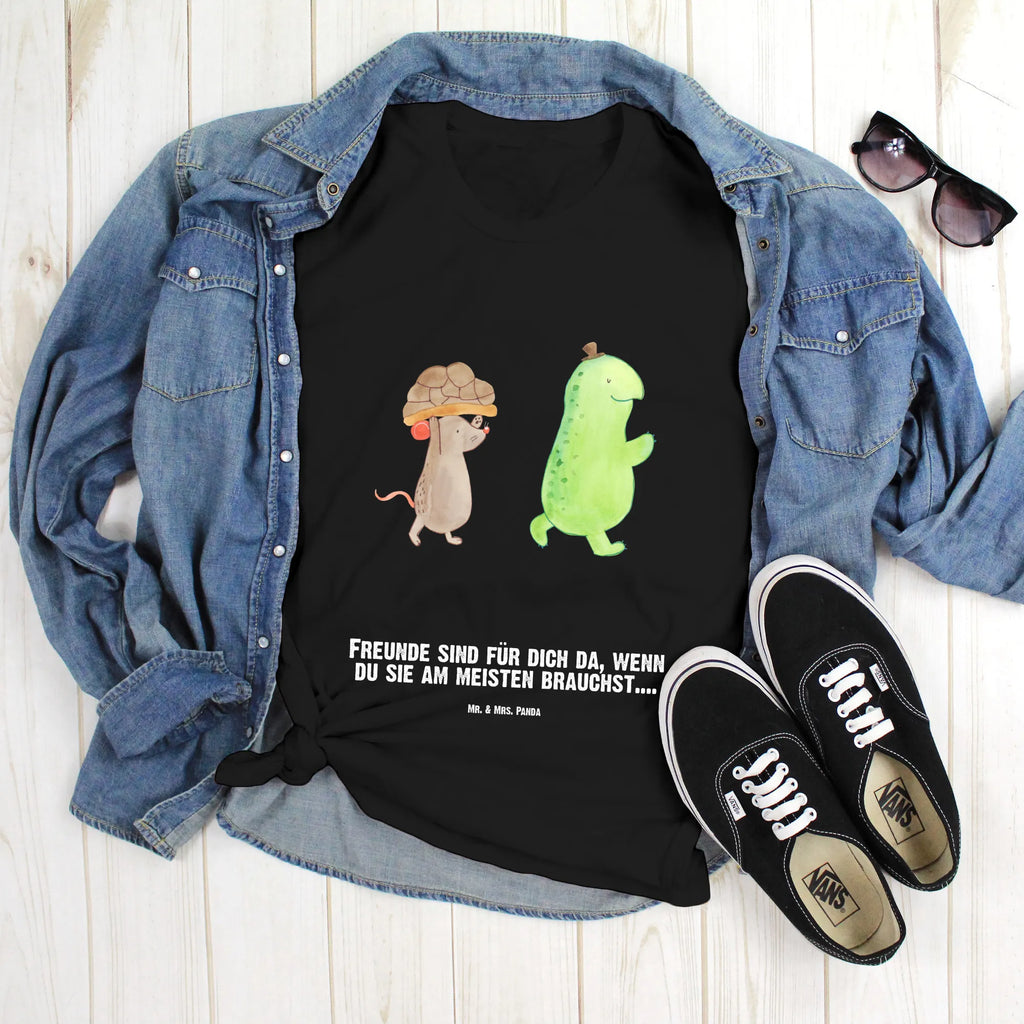 Personalised T-Shirt tortoise Mouse Bedrucken, T-Shirt mit Namen, T-Shirt Personalisiert, T-Shirt mit Aufruck, Wunschtext, Schildkröte, Freunde, Beste Freundinnen, Beste Freunde, Freundinnen, Maus