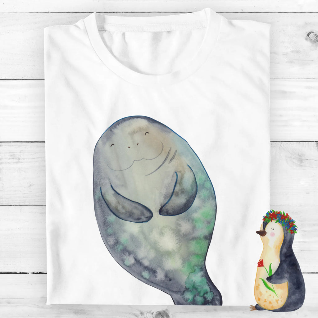 Rozmiar L Personalizowana koszulka morska krowa Szczęśliwy Bedrucken, T-Shirt Personalisiert, Wunschtext, T-Shirt mit Aufruck, T-Shirt mit Namen, Meer, Meerestiere, Urlaub, Seekuh, Selbstliebe, Achtsamkeit, Respekt, Neustart, Neuanfang, Seekühe, Zufrieden, Liebeskummer, Freundin