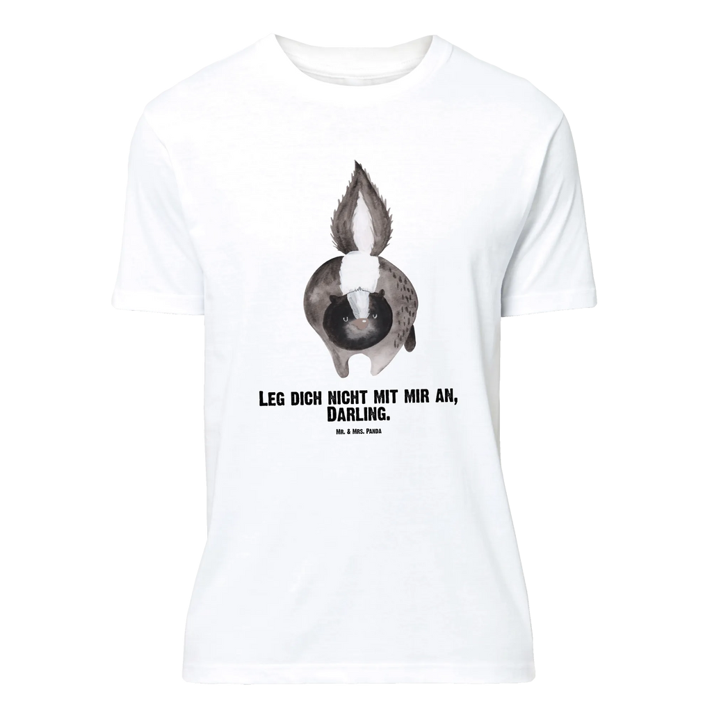 Rozmiar L Personalizowana koszulka skunks atak Bedrucken, T-Shirt Personalisiert, T-Shirt mit Aufruck, Wunschtext, T-Shirt mit Namen, Stinktier, Skunk, Drohung, Raubtier, wütend, Stinki, Wildtier, Stinker