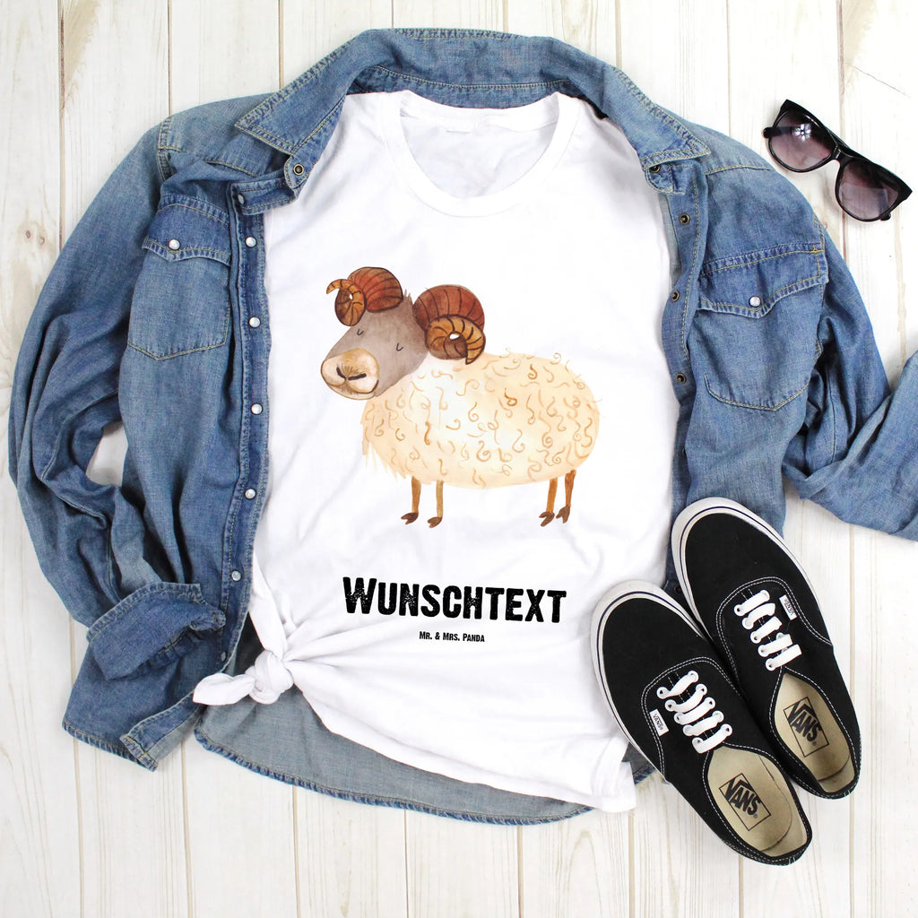 Rozmiar L Personalizowana koszulka znak zodiaku Baran T-Shirt mit Namen, T-Shirt mit Aufruck, T-Shirt Personalisiert, Bedrucken, Wunschtext, Tierkreiszeichen, Horoskop, Astrologie, Aszendent, Sternzeichen, Geschenk April, Bock, Geburtstag März, Widder Sternzeichen, Geschenk März, Geburtstag April, Widder Geschenk, Schafbock