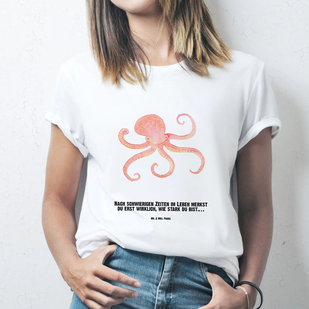Rozmiar L Personalizowana koszulka Ośmiornica T-Shirt mit Aufruck, T-Shirt Personalisiert, Wunschtext, Bedrucken, T-Shirt mit Namen, Lustige Sprüche, Gute Laune, Tiere, Tiermotive, Meer, Tintenfisch, Ozean, Meerestier, Wasser, Arme, Krake