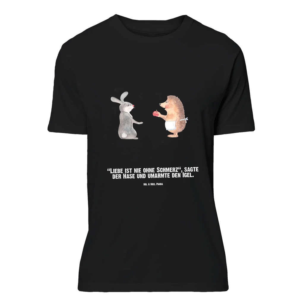 Personalised T-Shirt Hare Hedgehog Bedrucken, T-Shirt Personalisiert, T-Shirt mit Namen, T-Shirt mit Aufruck, Wunschtext, Tiere, Gute Laune, Tiermotive, Lustige Sprüche, Spruch Romantisch, Herzschmerz, Igel, Trösten, Liebe Spruch, Hase, Igel und Hase, Trennungsschmerz, Liebeskummer Geschenk