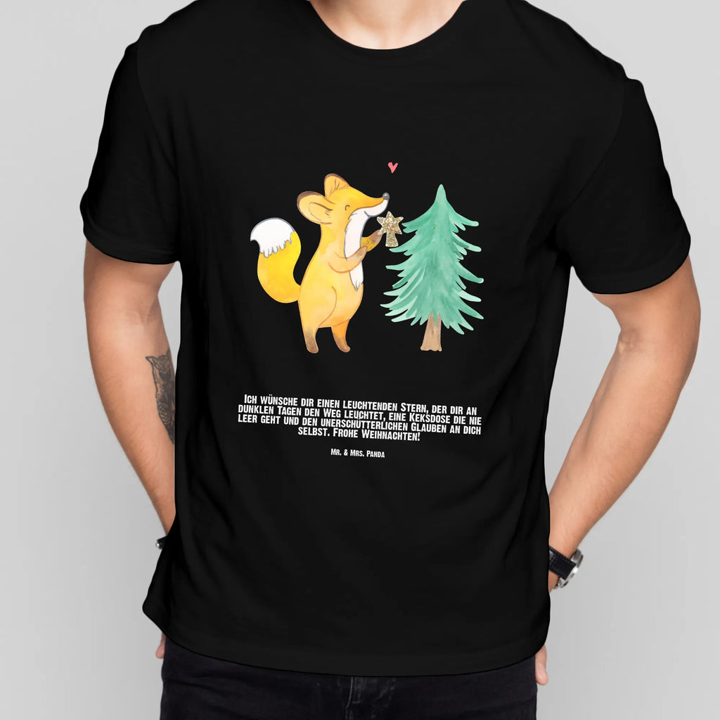 Personalised T-Shirt Fox Christmas tree T-Shirt mit Namen, Wunschtext, T-Shirt Personalisiert, T-Shirt mit Aufruck, Bedrucken, Nikolaus, Weihnachtsdeko, Winter, Heiligabend, Advent, Wintermotiv, Weihnachten, Weihnachtsmann, Fuchs, Weihnachtszeit, Schlittschuh, Weihnachtsdekoration, Weihnachtstage