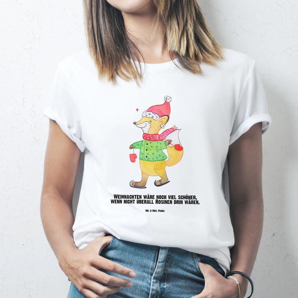 Rozmiar L Personalizowana koszulka lis łyżwy Bedrucken, T-Shirt mit Aufruck, T-Shirt Personalisiert, Wunschtext, T-Shirt mit Namen, Nikolaus, Weihnachtsdeko, Winter, Heiligabend, Advent, Wintermotiv, Weihnachten, Weihnachtsmann, Weihnachtsbaum, Weihnachtszeit, Weihnachtstage, Tannenbaum