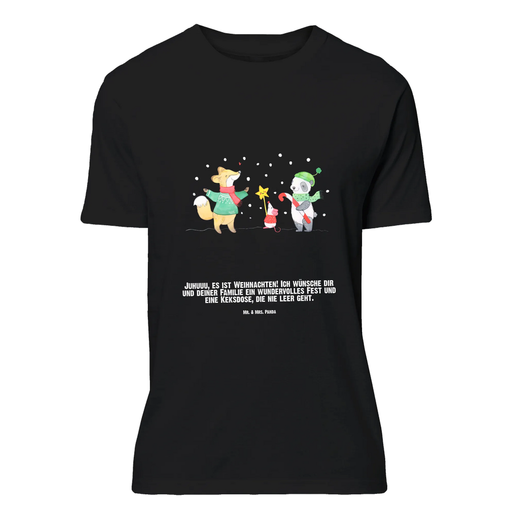 Rozmiar L Personalizowana koszulka Zima radość świąteczna T-Shirt Personalisiert, Wunschtext, Bedrucken, T-Shirt mit Aufruck, T-Shirt mit Namen, Männer, Frauen, Winter, Weihnachten, Weihnachtsdeko, Nikolaus, Advent, Heiligabend, Wintermotiv, Tannenbaum, Weihnachtszeit, Weihnachtsmann, Fuchs, Weihnachtstage, Weihnachtsbaum