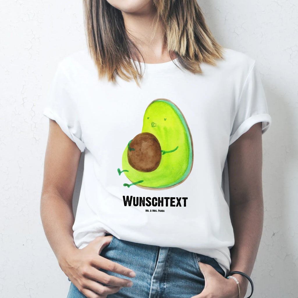 Personalisiertes T-Shirt Avocado pfeift T-Shirt mit Namen, T-Shirt mit Aufruck, Wunschtext, T-Shirt Personalisiert, Bedrucken, Veggie, Vegan, Avocado, Gesund, Diät, Ernährung, Abnehmen, dick sein