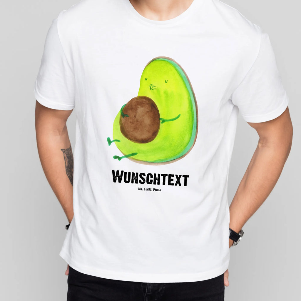 Personalisiertes T-Shirt Avocado pfeift T-Shirt mit Namen, T-Shirt mit Aufruck, Wunschtext, T-Shirt Personalisiert, Bedrucken, Veggie, Vegan, Avocado, Gesund, Diät, Ernährung, Abnehmen, dick sein