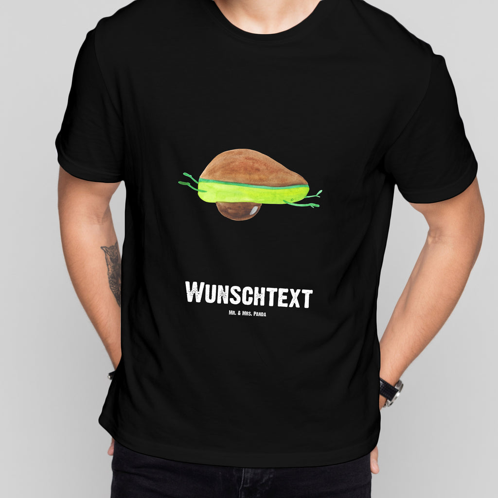 Rozmiar L Personalizowana koszulka Awokado joga T-Shirt mit Namen, Bedrucken, T-Shirt Personalisiert, Wunschtext, T-Shirt mit Aufruck, Veggie, Vegan, Avocado, Gesund, Avocado Yoga Vegan