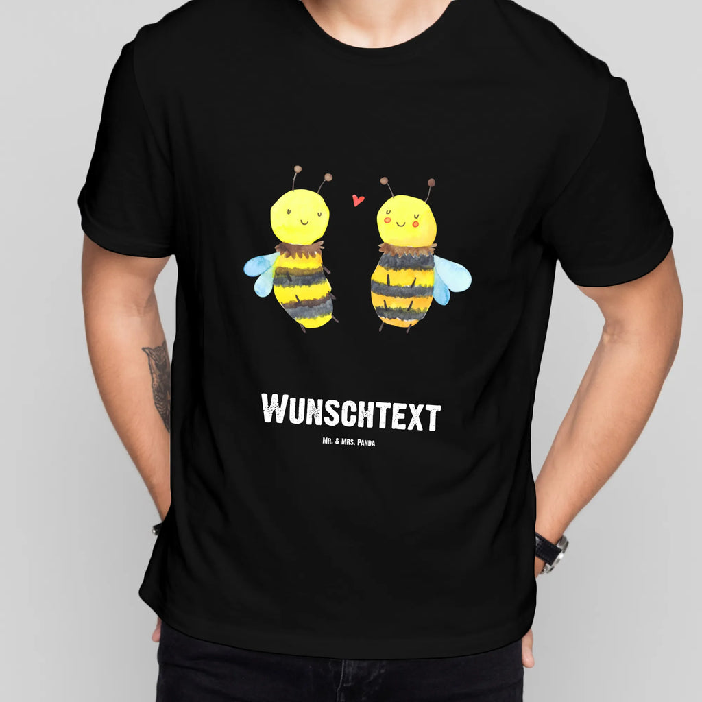 Personalisiertes T-Shirt Biene Verliebt T-Shirt mit Aufruck, Wunschtext, Bedrucken, T-Shirt Personalisiert, T-Shirt mit Namen, Wespe, Hummel, Biene