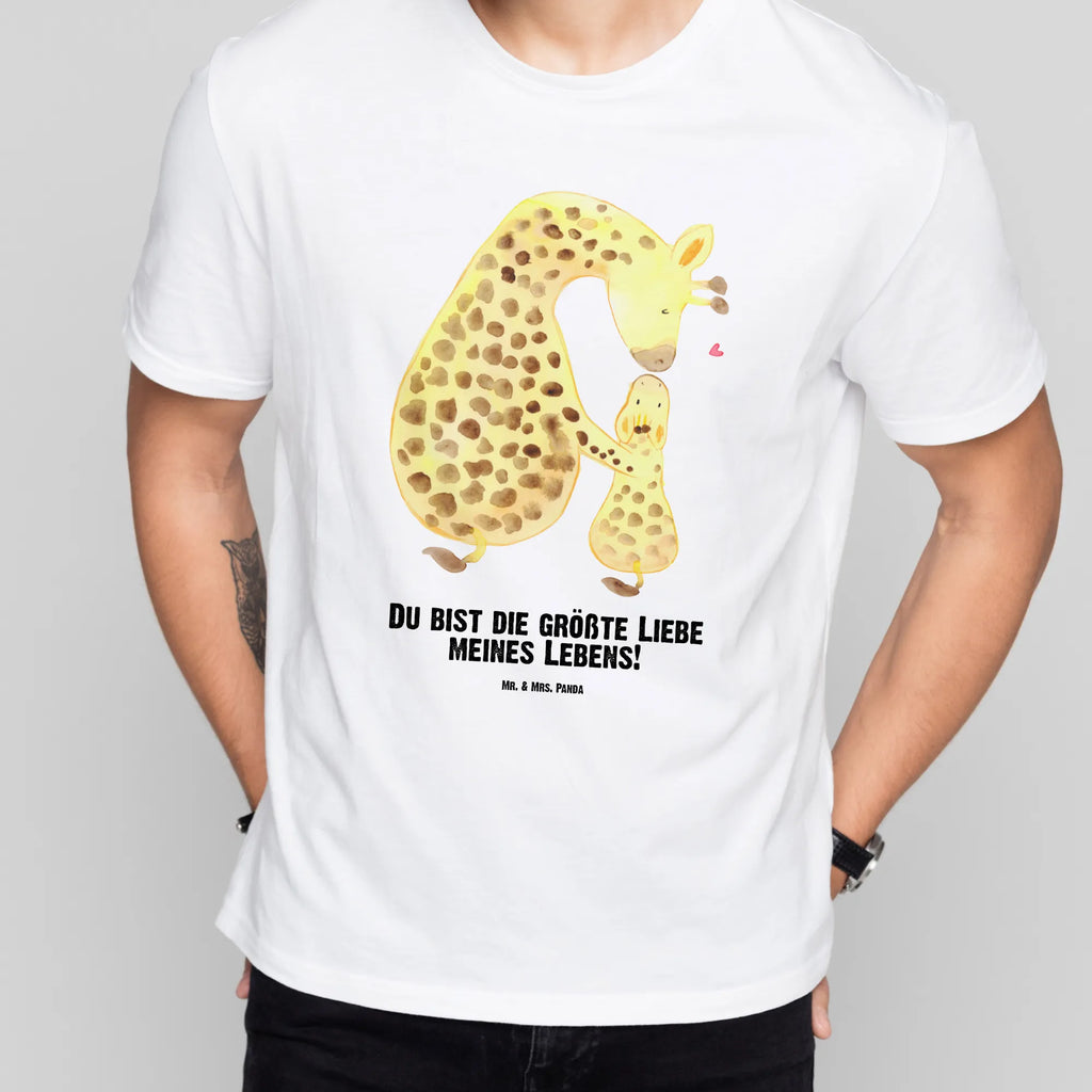 Rozmiar L Personalizowana koszulka żyrafa dziecko T-Shirt mit Namen, Bedrucken, Wunschtext, T-Shirt Personalisiert, T-Shirt mit Aufruck, Wildtiere, Afrika, Giraffe, Mama, Sohn, Kind, Tochter, Lieblingsmensch, Mutter
