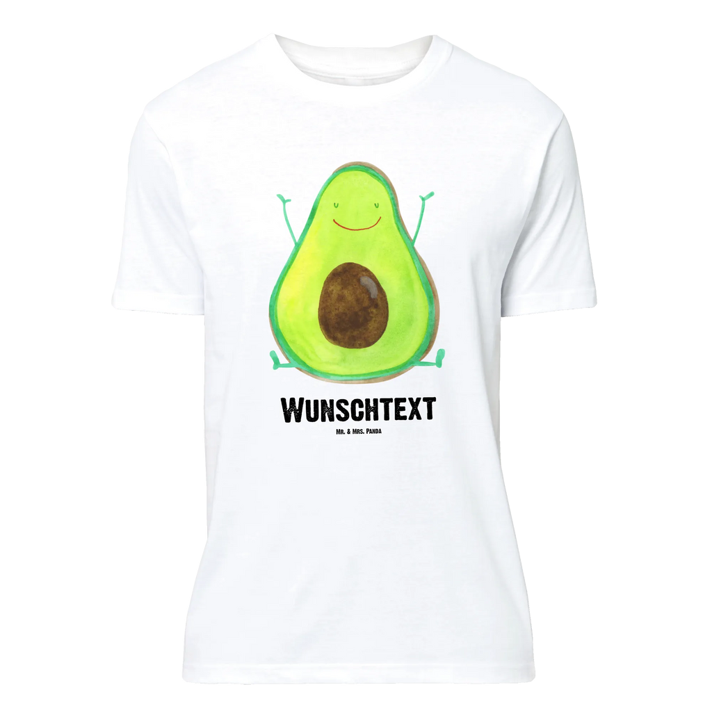 Personalised T-Shirt avocado Happy T-Shirt Personalisiert, Wunschtext, Bedrucken, T-Shirt mit Namen, T-Shirt mit Aufruck, Veggie, Vegan, Avocado, Gesund, Chaos