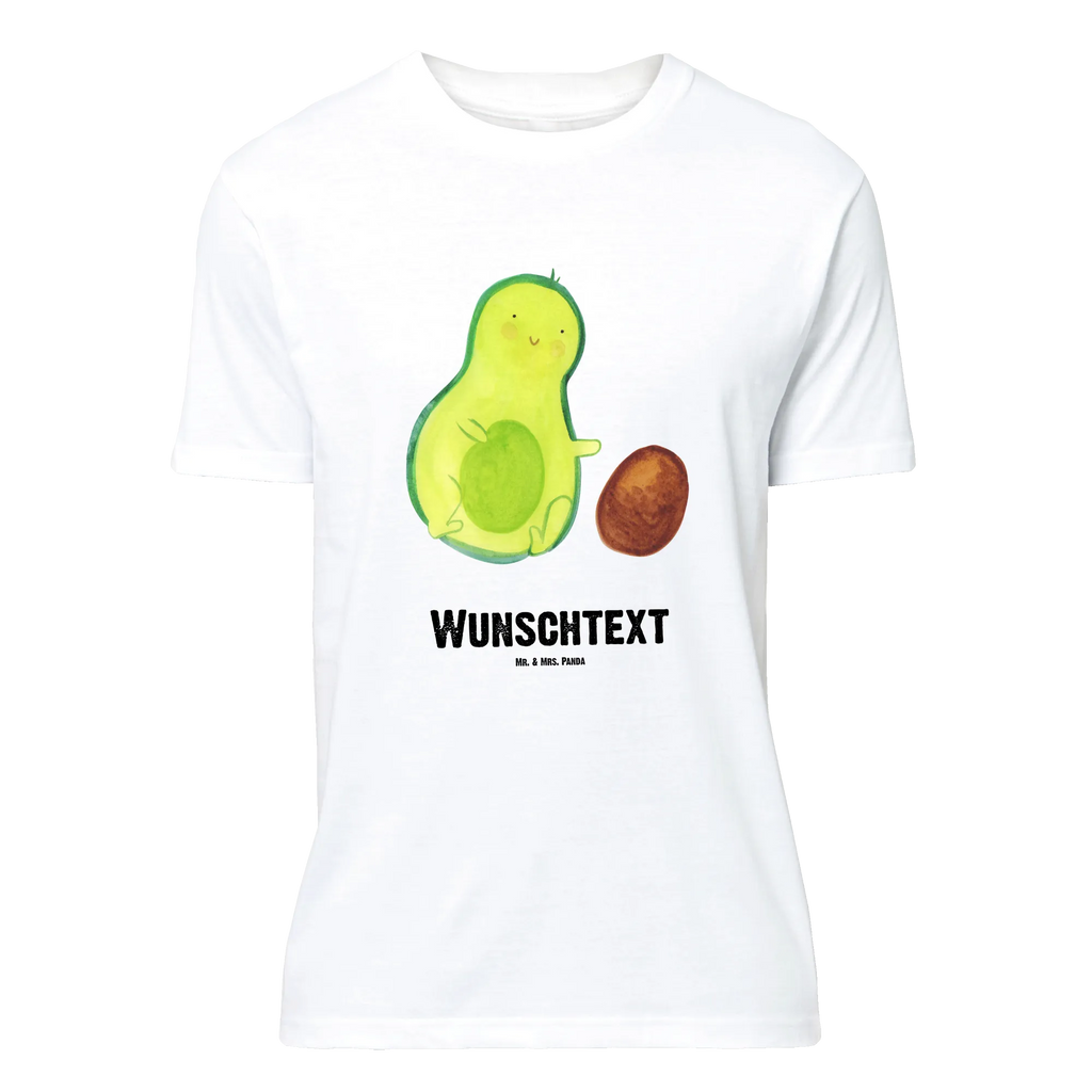 Personalisiertes T-Shirt Avocado rollt Kern Bedrucken, T-Shirt mit Aufruck, T-Shirt Personalisiert, Wunschtext, T-Shirt mit Namen, Veggie, Vegan, Avocado, Gesund, Liebe, Baby, Zur Geburt, Kind, Große Liebe, Avocados, Erstes Kind, Säugling, Babyparty, Geburt, Schwangerschaft, Schwanger, Geburtstag, Love