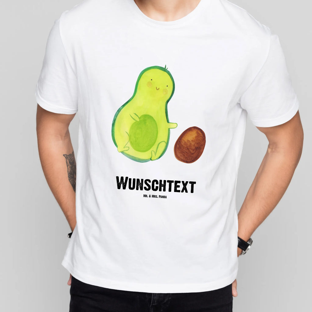 Personalisiertes T-Shirt Avocado rollt Kern Bedrucken, T-Shirt mit Aufruck, T-Shirt Personalisiert, Wunschtext, T-Shirt mit Namen, Veggie, Vegan, Avocado, Gesund, Liebe, Baby, Zur Geburt, Kind, Große Liebe, Avocados, Erstes Kind, Säugling, Babyparty, Geburt, Schwangerschaft, Schwanger, Geburtstag, Love