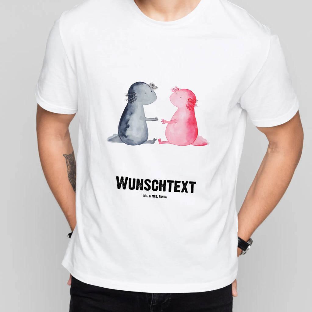 Rozmiar L Personalizowana koszulka Axolotl miłość T-Shirt mit Namen, T-Shirt mit Aufruck, Wunschtext, Bedrucken, T-Shirt Personalisiert, Molch, Axolotl, Freund, Ehemann, Liebe, Lurch, Verlobter, Lurche, Große Liebe, Jahrestag, Axolot, Schwanzlurch, Liebesbeweis, Valentinstag