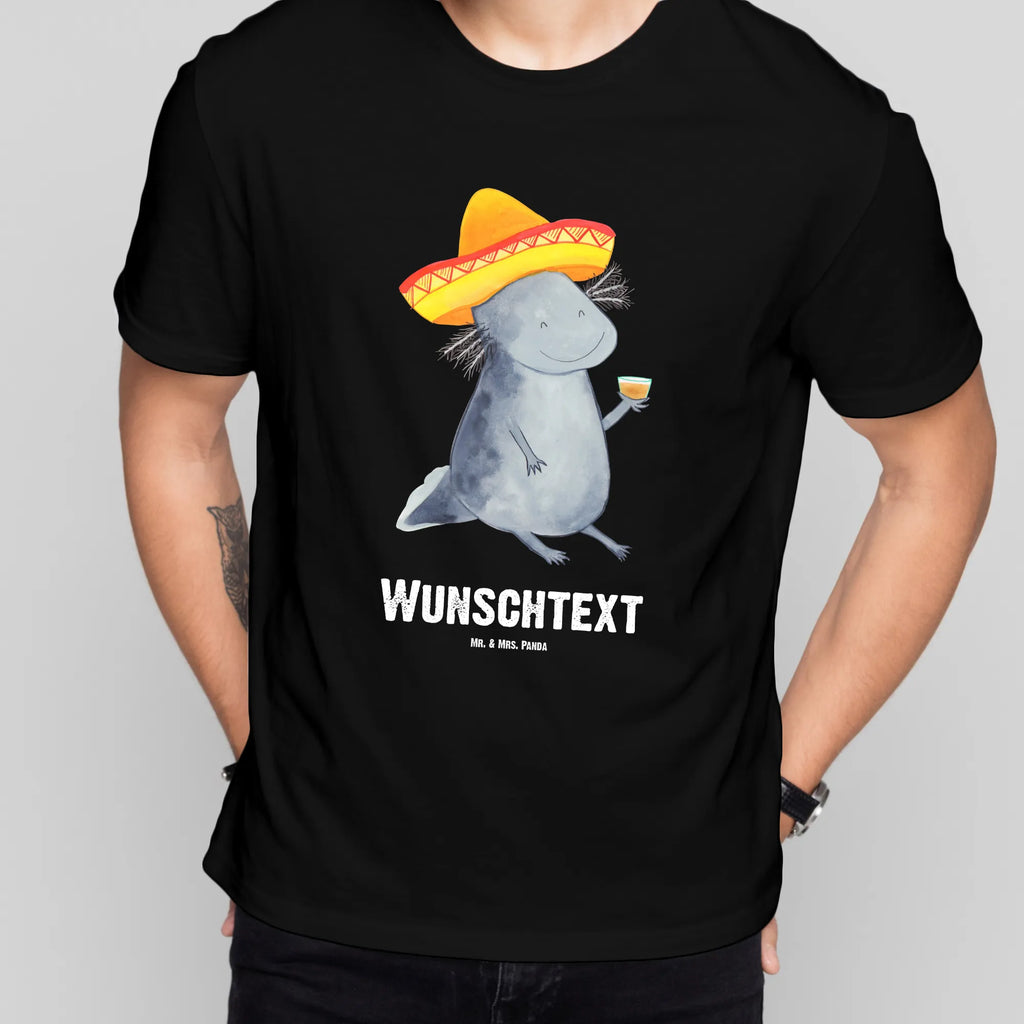 Personalised T-Shirt axolotl tequila Bedrucken, Wunschtext, T-Shirt mit Aufruck, T-Shirt mit Namen, T-Shirt Personalisiert, Molch, Axolotl, Feuerdrache, Schwanzlurch, Mexico, Sombrero, Zitrone, Feuersalamander, Mexiko, Lurch, Axolot, Tequila, Lurche, Motivation, Spruch