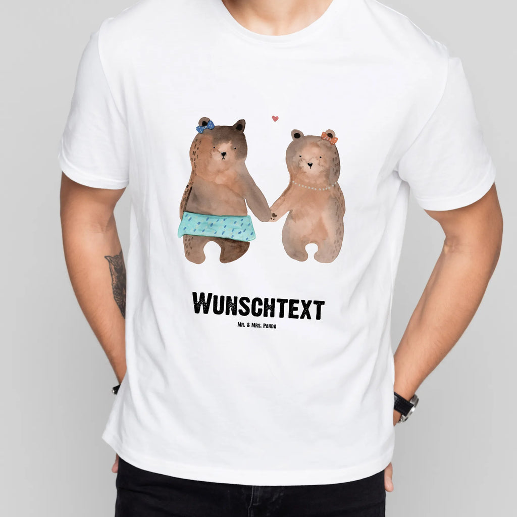 Personalisiertes T-Shirt Bär Freundin Wunschtext, T-Shirt Personalisiert, T-Shirt mit Namen, T-Shirt mit Aufruck, Bedrucken, Teddybär, Teddy, Bär, Bär Freundin Beste Freund Liebe Liebesbeweis Verliebt Kumpel Kumpeliene