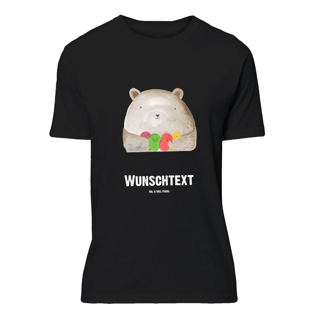 Personalised T-Shirt bear Feeling Wunschtext, T-Shirt mit Namen, T-Shirt mit Aufruck, T-Shirt Personalisiert, Bedrucken, Teddybär, Teddy, Bär, Durchgedreht, Verrückt, Wahnsinn