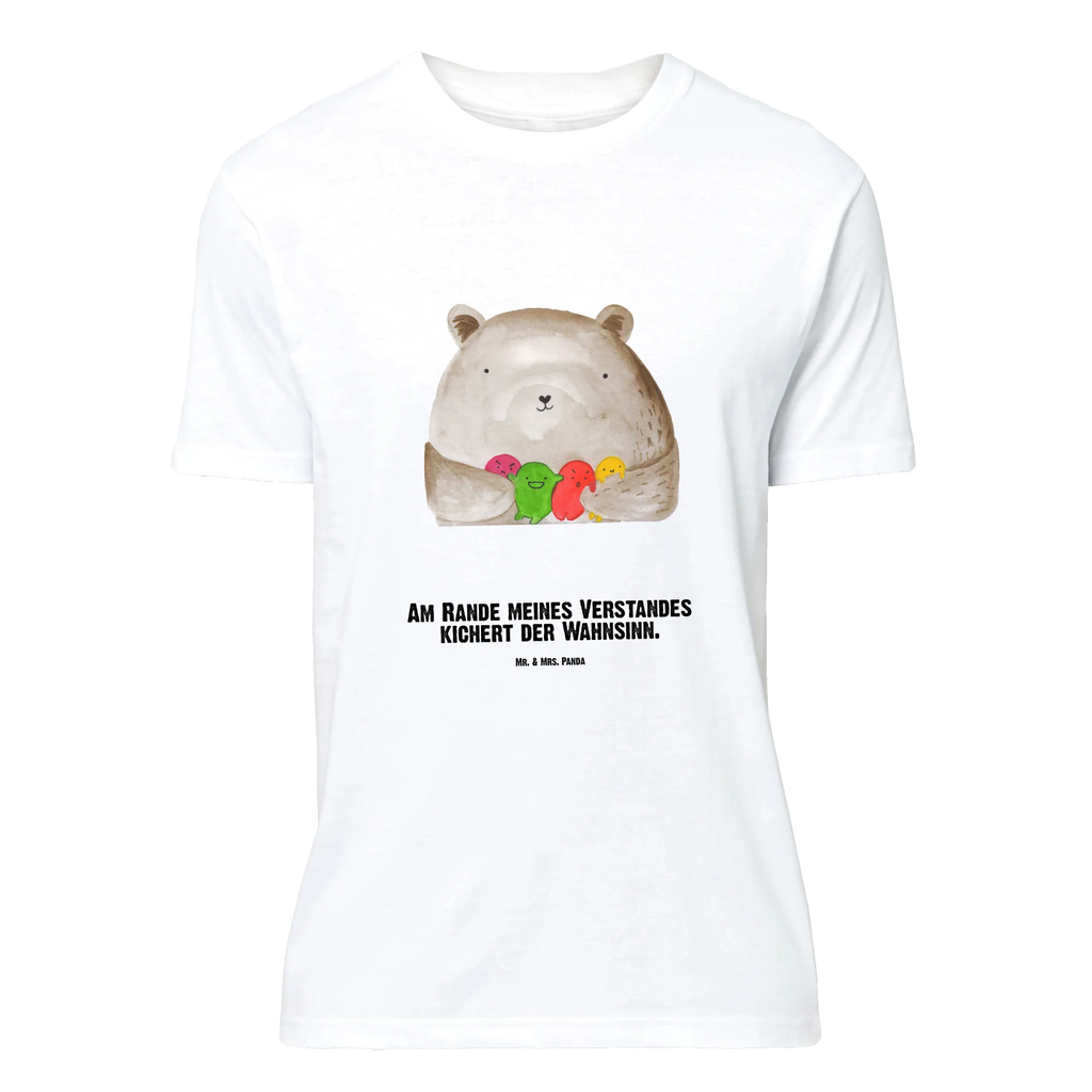 Personalised T-Shirt bear Feeling Wunschtext, T-Shirt mit Namen, T-Shirt mit Aufruck, T-Shirt Personalisiert, Bedrucken, Teddybär, Teddy, Bär, Durchgedreht, Verrückt, Wahnsinn