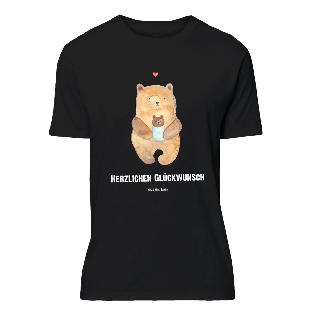 Personalisiertes T-Shirt Bär mit Baby Bedrucken, T-Shirt mit Namen, Wunschtext, T-Shirt Personalisiert, T-Shirt mit Aufruck, Teddybär, Teddy, Bär, Neffe, Geburt, Mutter, Enkel, Täufling, Glückwunsch, Taufe, Geburtstag, Nichte, Eltern, Enkelin, Baby