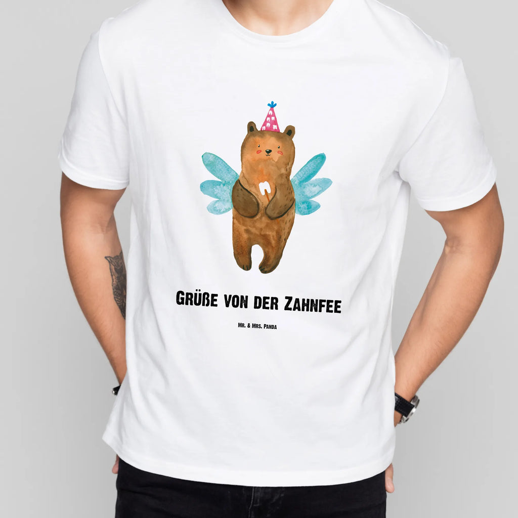 Rozmiar L Personalizowana koszulka niedźwiedź Wróżka zębów T-Shirt mit Namen, Bedrucken, T-Shirt Personalisiert, Wunschtext, T-Shirt mit Aufruck, Teddybär, Teddy, Bär, Erster Zahn, Zahnfee, Fee, Milchzahn