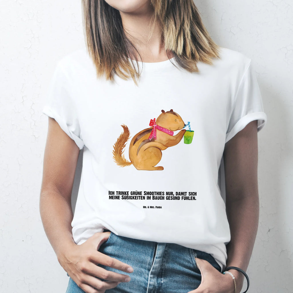 Personalised T-Shirt Squirrel smoothies Wunschtext, T-Shirt mit Aufruck, T-Shirt Personalisiert, Bedrucken, T-Shirt mit Namen, Gute Laune, Lustige Sprüche, Tiere, Tiermotive, Green Smoothies, Streifenhörnchen, Abnehmen, Diät, Eichhörnchen