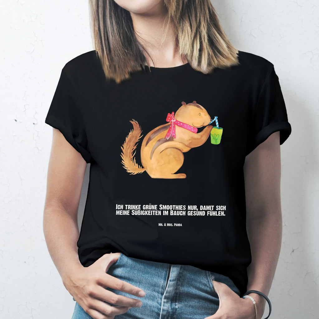 Personalised T-Shirt Squirrel smoothies Wunschtext, T-Shirt mit Aufruck, T-Shirt Personalisiert, Bedrucken, T-Shirt mit Namen, Gute Laune, Lustige Sprüche, Tiere, Tiermotive, Green Smoothies, Streifenhörnchen, Abnehmen, Diät, Eichhörnchen