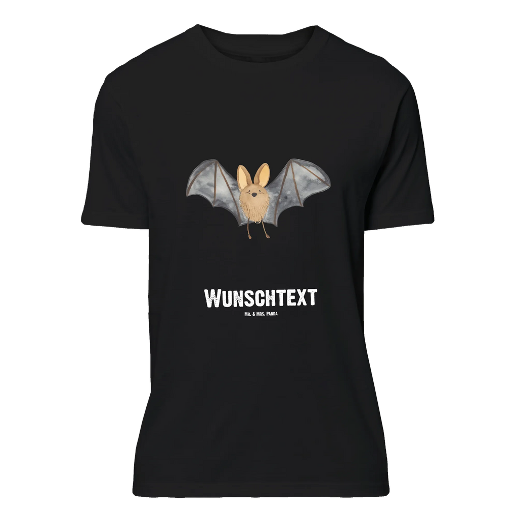 Personalisiertes T-Shirt Fledermaus Flügel Bedrucken, T-Shirt mit Aufruck, T-Shirt mit Namen, T-Shirt Personalisiert, Wunschtext, Lustige Sprüche, Gute Laune, Tiere, Tiermotive