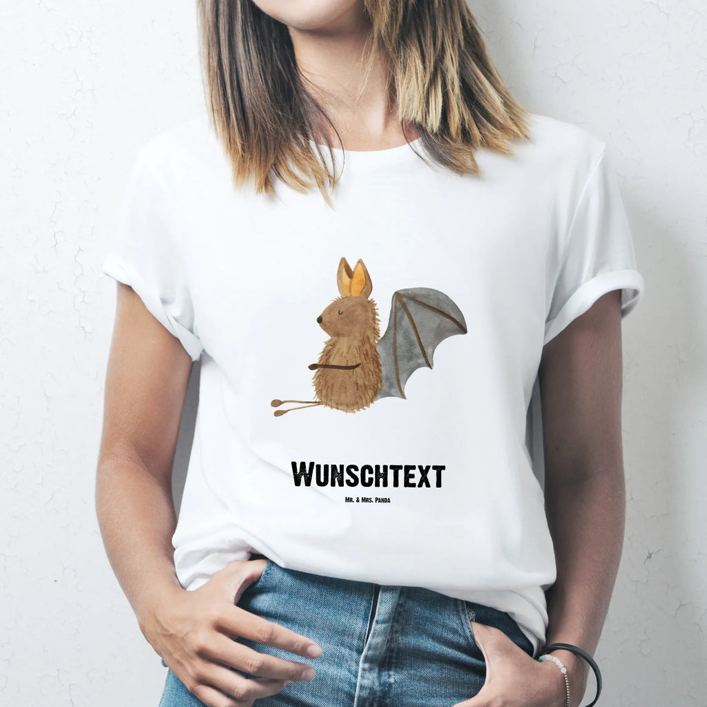 Rozmiar L Personalizowana koszulka Nietoperz siedzenie T-Shirt mit Aufruck, Wunschtext, T-Shirt mit Namen, T-Shirt Personalisiert, Bedrucken, Lustige Sprüche, Gute Laune, Tiere, Tiermotive, Entspannen, Fledermäuse, Fledermaus, Motivation