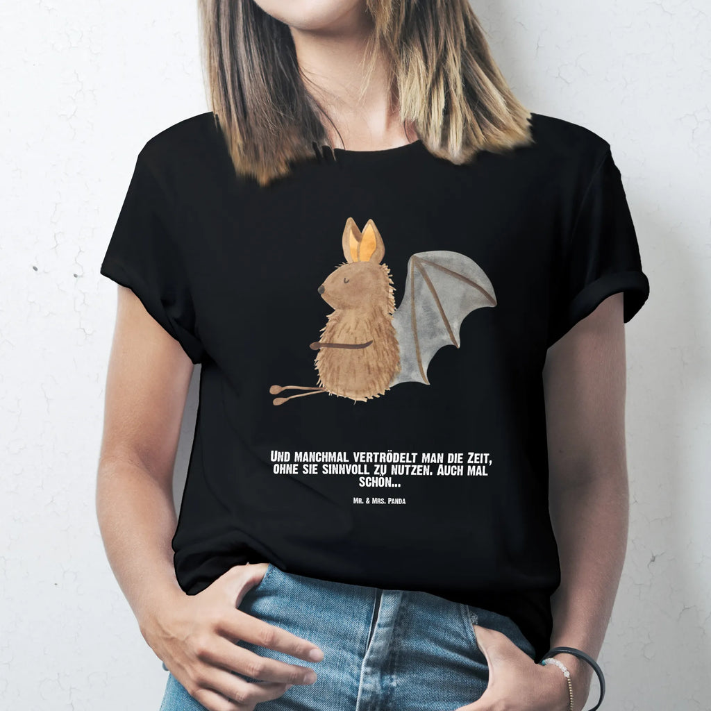 Rozmiar L Personalizowana koszulka Nietoperz siedzenie T-Shirt mit Aufruck, Wunschtext, T-Shirt mit Namen, T-Shirt Personalisiert, Bedrucken, Lustige Sprüche, Gute Laune, Tiere, Tiermotive, Entspannen, Fledermäuse, Fledermaus, Motivation