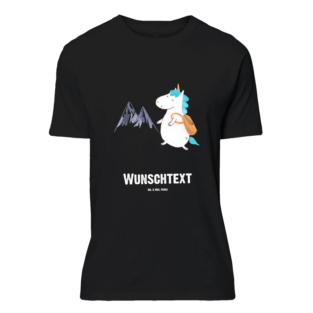 Personalised T-Shirt unicorn climber T-Shirt mit Aufruck, Wunschtext, Bedrucken, T-Shirt mit Namen, T-Shirt Personalisiert, Einhorn Deko, Unicorn, Einhorn, Einhörner, Abenteuer, Abenteurer, Berge, Weltreise, Bergsteiger, Urlaub, Weltenbummler, Entdecker, Reisen