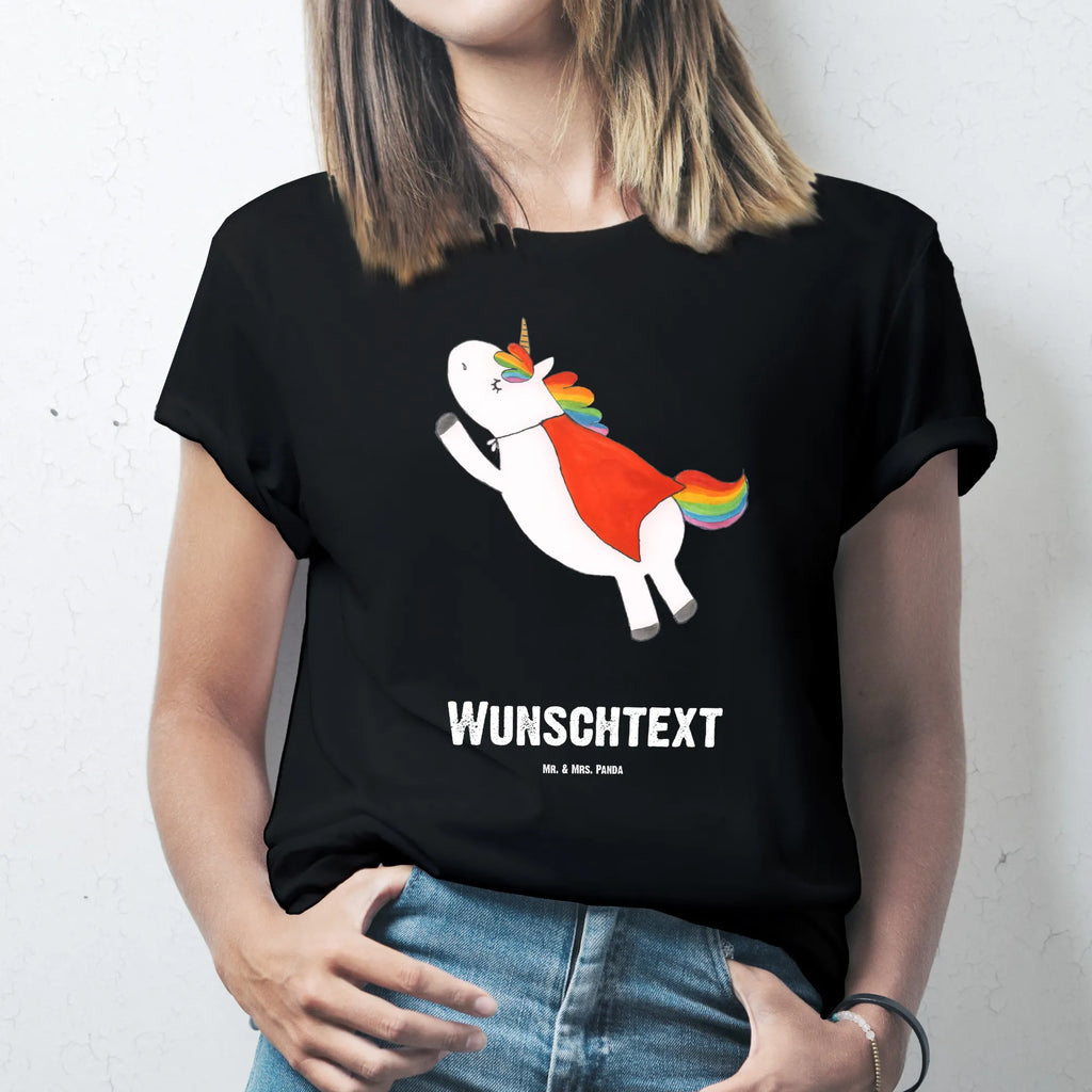 Rozmiar L Personalizowana koszulka Jednorożec Super T-Shirt Personalisiert, T-Shirt mit Namen, T-Shirt mit Aufruck, Bedrucken, Wunschtext, Einhorn Deko, Einhorn, Einhörner, Unicorn, Mädchen, Superheld, Held, Traummann, Freundin, Geschenk, Girl