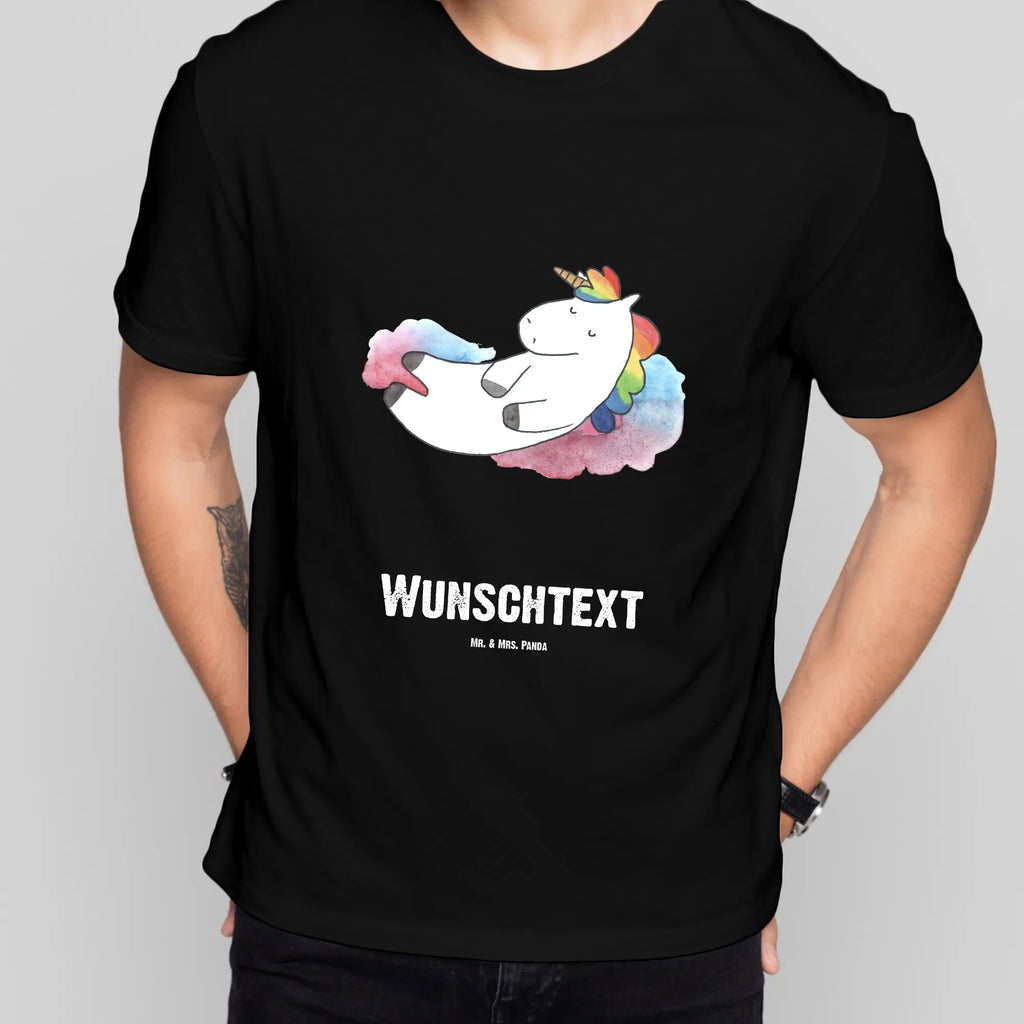 Rozmiar L Personalizowana koszulka Jednorożec Siódme niebo T-Shirt Personalisiert, Bedrucken, T-Shirt mit Namen, T-Shirt mit Aufruck, Wunschtext, Einhorn Deko, Unicorn, Einhorn, Einhörner, Lustig, Geschenk, Lächeln, Glaube, Verliebt, Realität, Witzig, Menschen